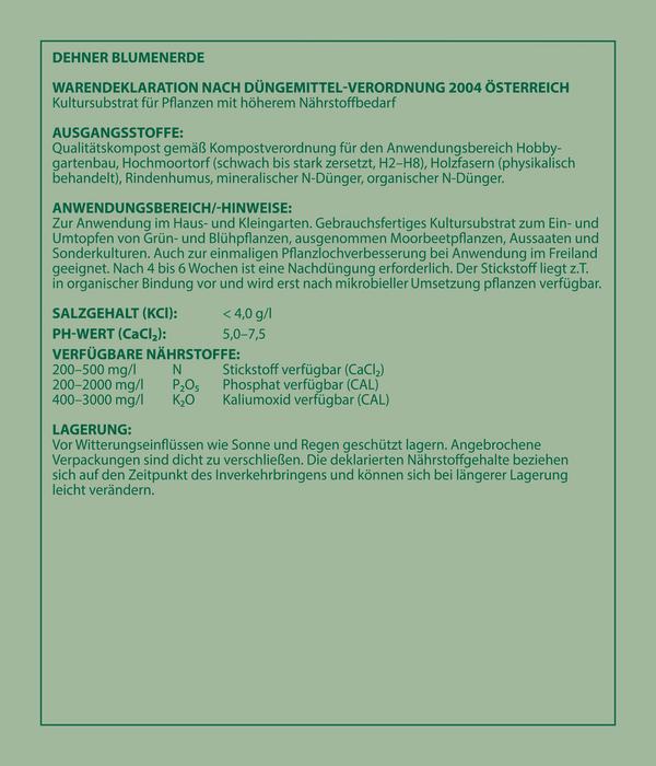 Dehner Blumenerde, 120 x 20 Liter