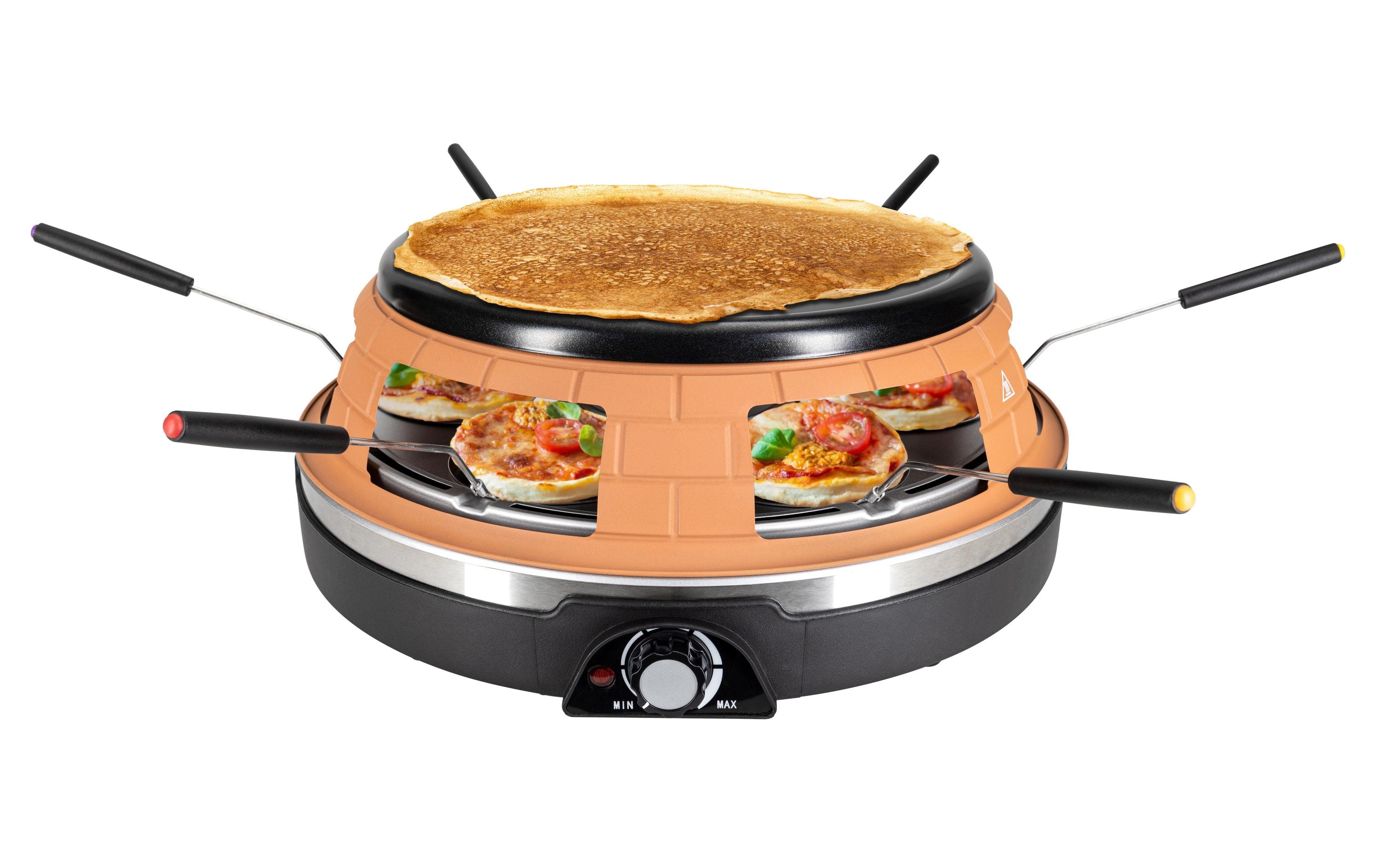 Pizzadom für 6 PersonenPizza-, Grill- und Crêpes-Maker