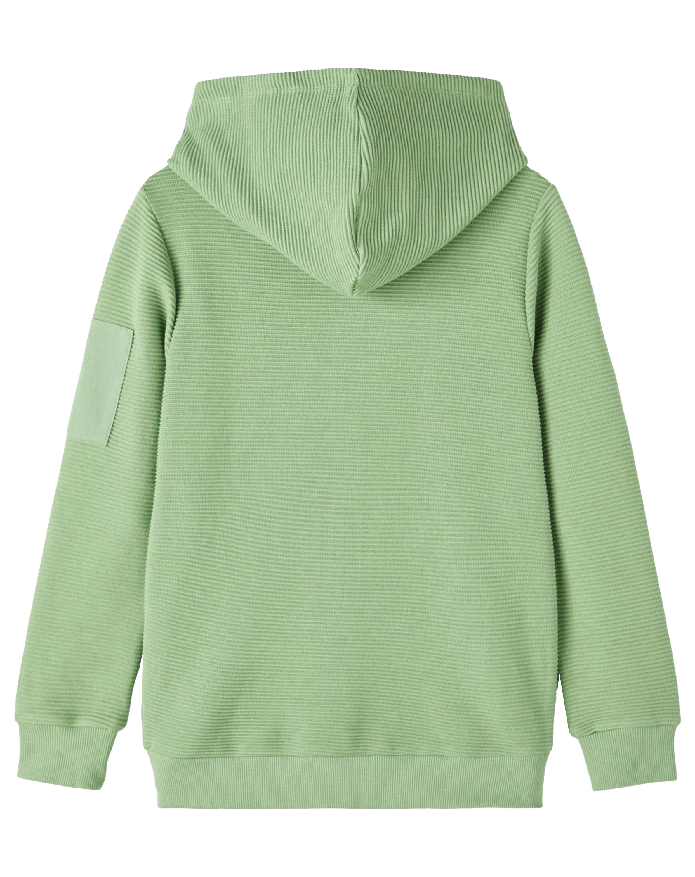 Kapuzen-Sweatjacke NKMDAVE in basil