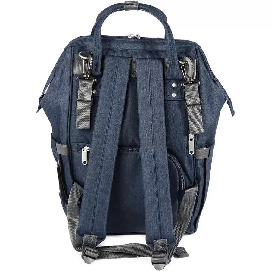 ProGression Wickelrucksack inkl. Wickelunterlage Blau