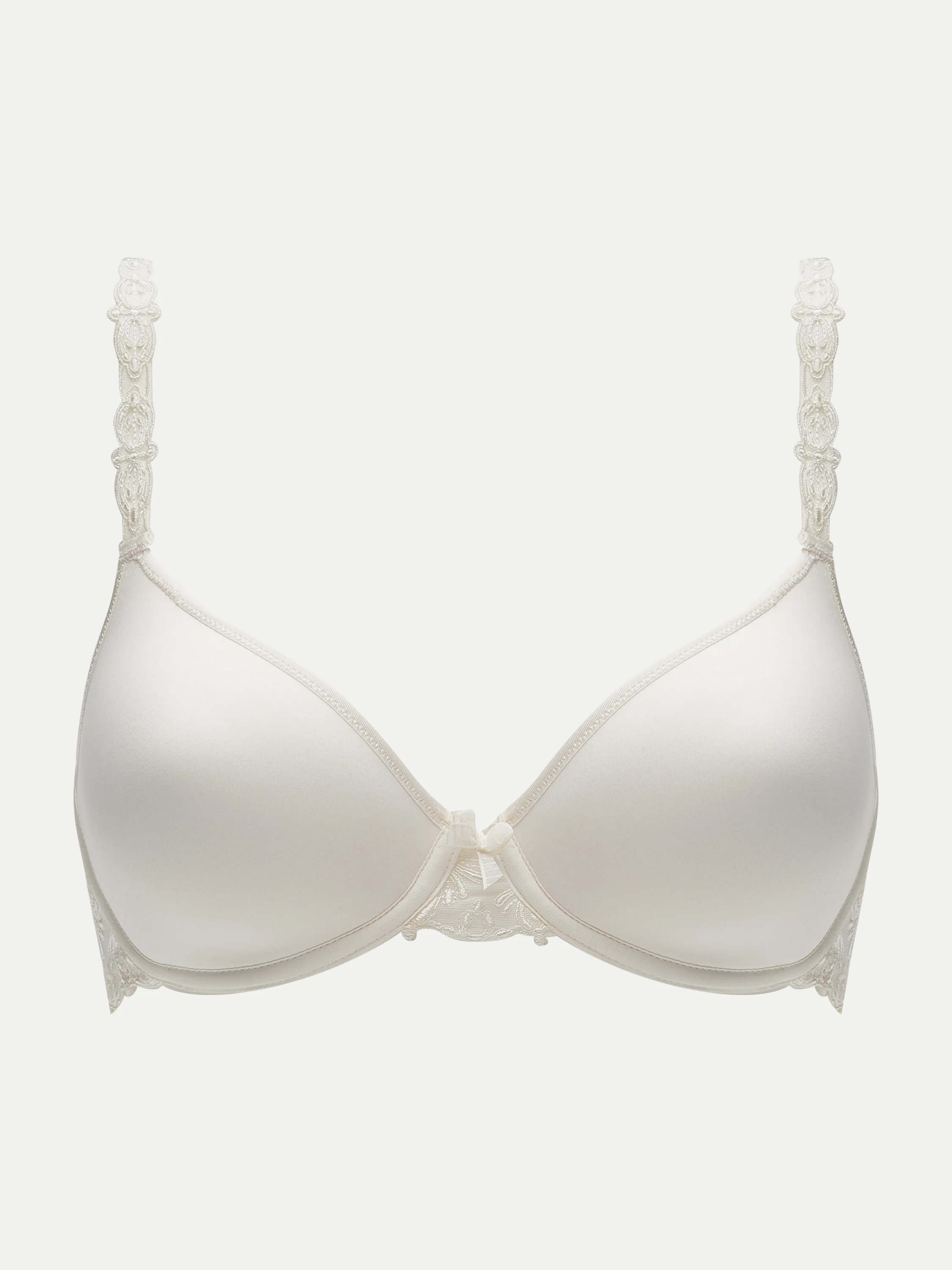 CHAMPS ELYSEES - Soutien-gorge mémoire de forme emboîtant broderie italienne | Beige