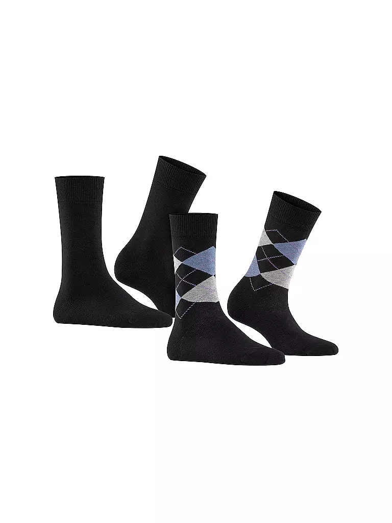 BURLINGTON Damen Socken EVERYDAY 2-er Pkg 36-41 black schwarz