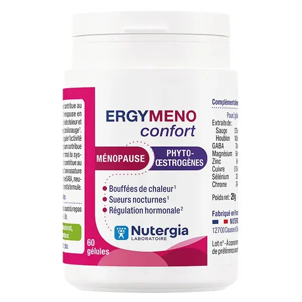 Nutergia Ergymeno Comfort Menopausa Fitoestrogênios 60 cápsulas