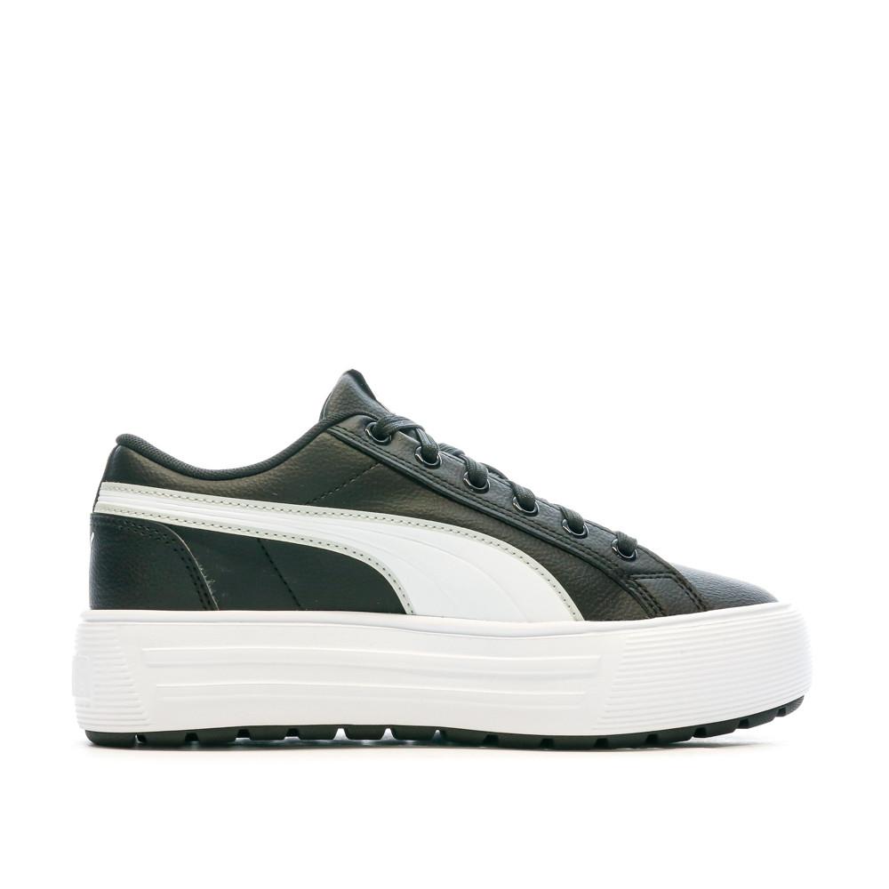 Puma Baskets Blanc/Noir Plateforme Femme Puma Kaia 2.0 392320