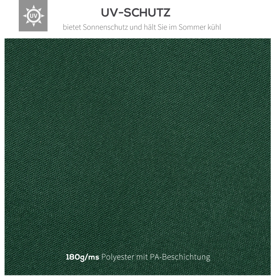 Outsunny Pavillondach für 3 x 4 m Pavillons grau