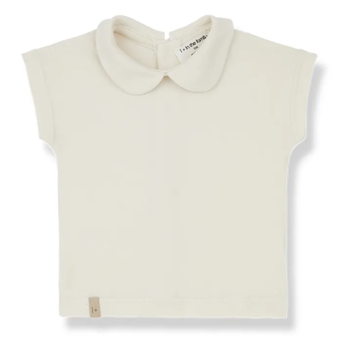 1+ in the family T-shirt Luna Coton Bio | Ecru