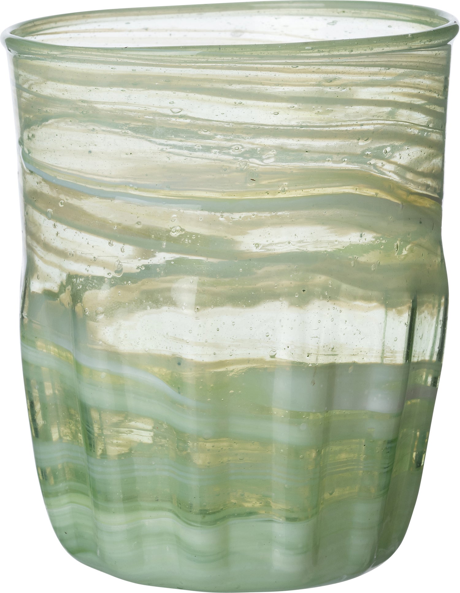 Intratuin vaas Agna groen D 11 H 11 cm