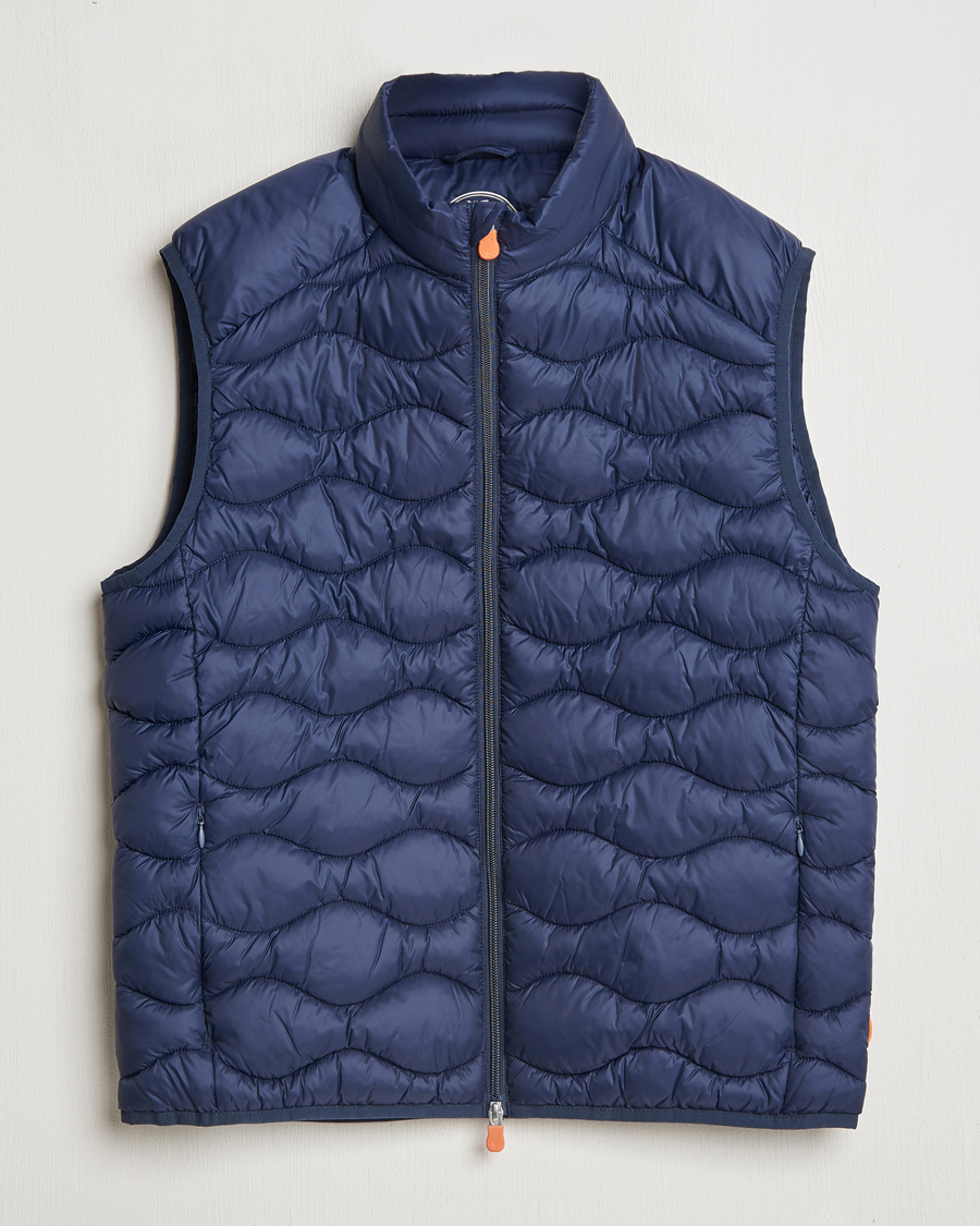 Save The Duck Tide Lightweight Padded Vest Navy Blue