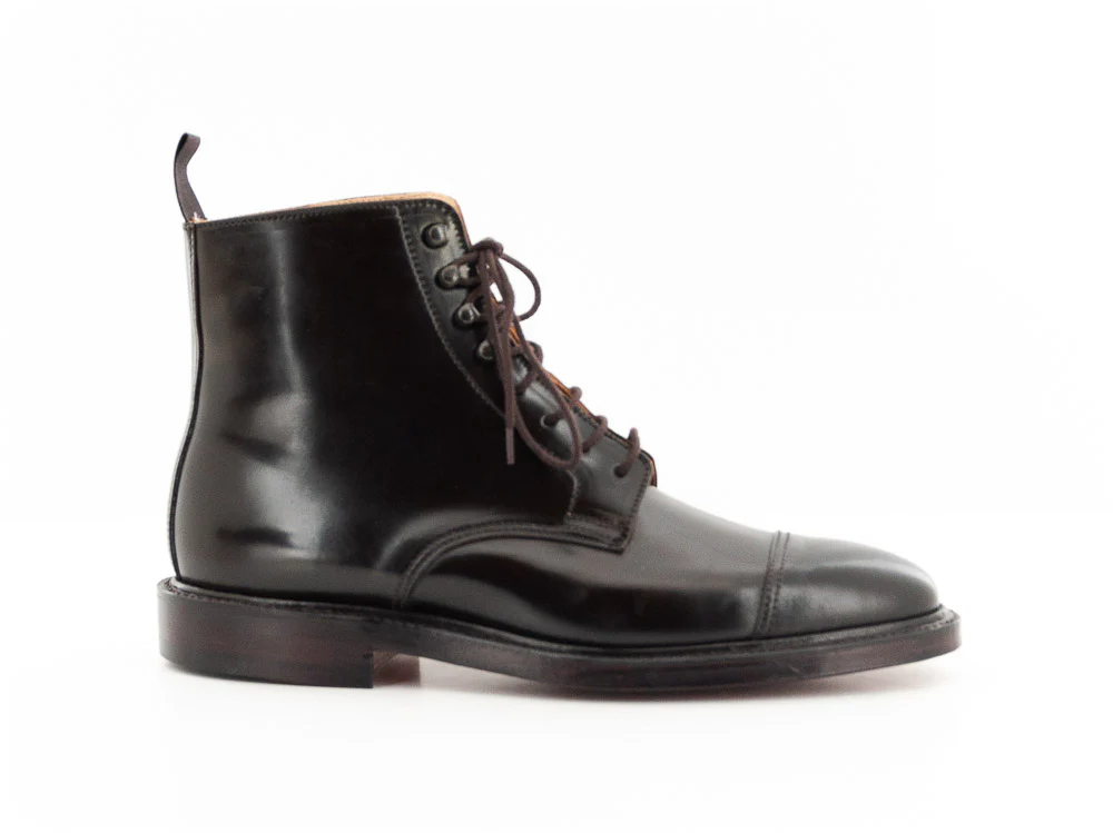 CROCKETT AND JONES - HARLECH CORDOVAN DARKBROWN