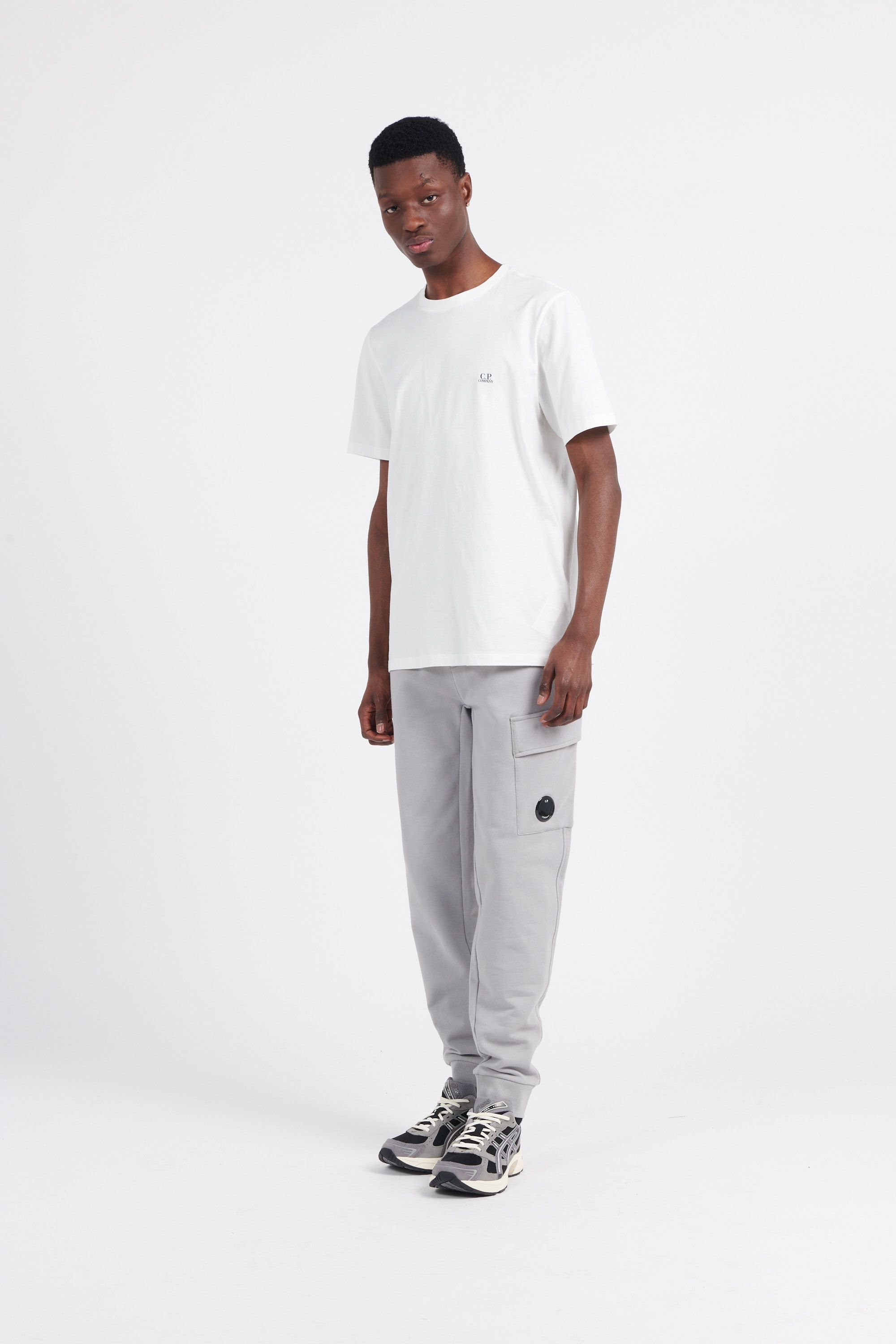 C.P. COMPANY T-shirt 30/1 JERSEY GOGGLE  Blanc