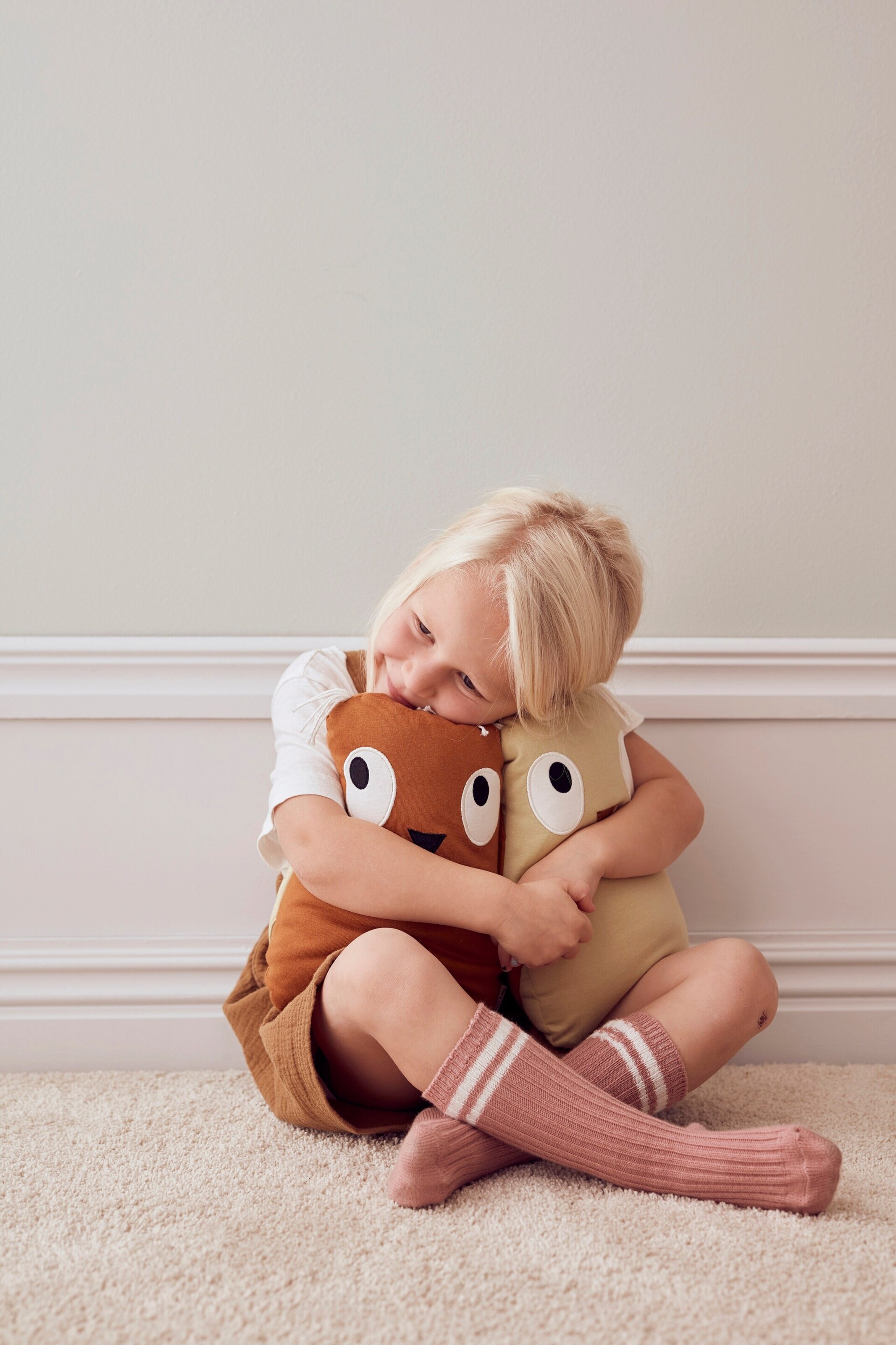 Kids Concept Plüschtier Eule Edvin braun