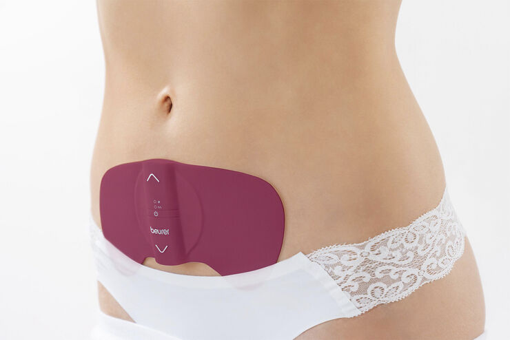 Beurer TENS pad mod menstruationssmerter EM 50 Rød
