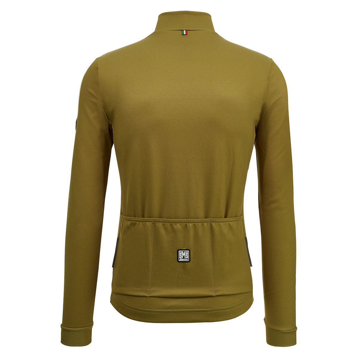 Santini Gravel Core Thermal Fietsshirt Lange Mouwen Groen Heren