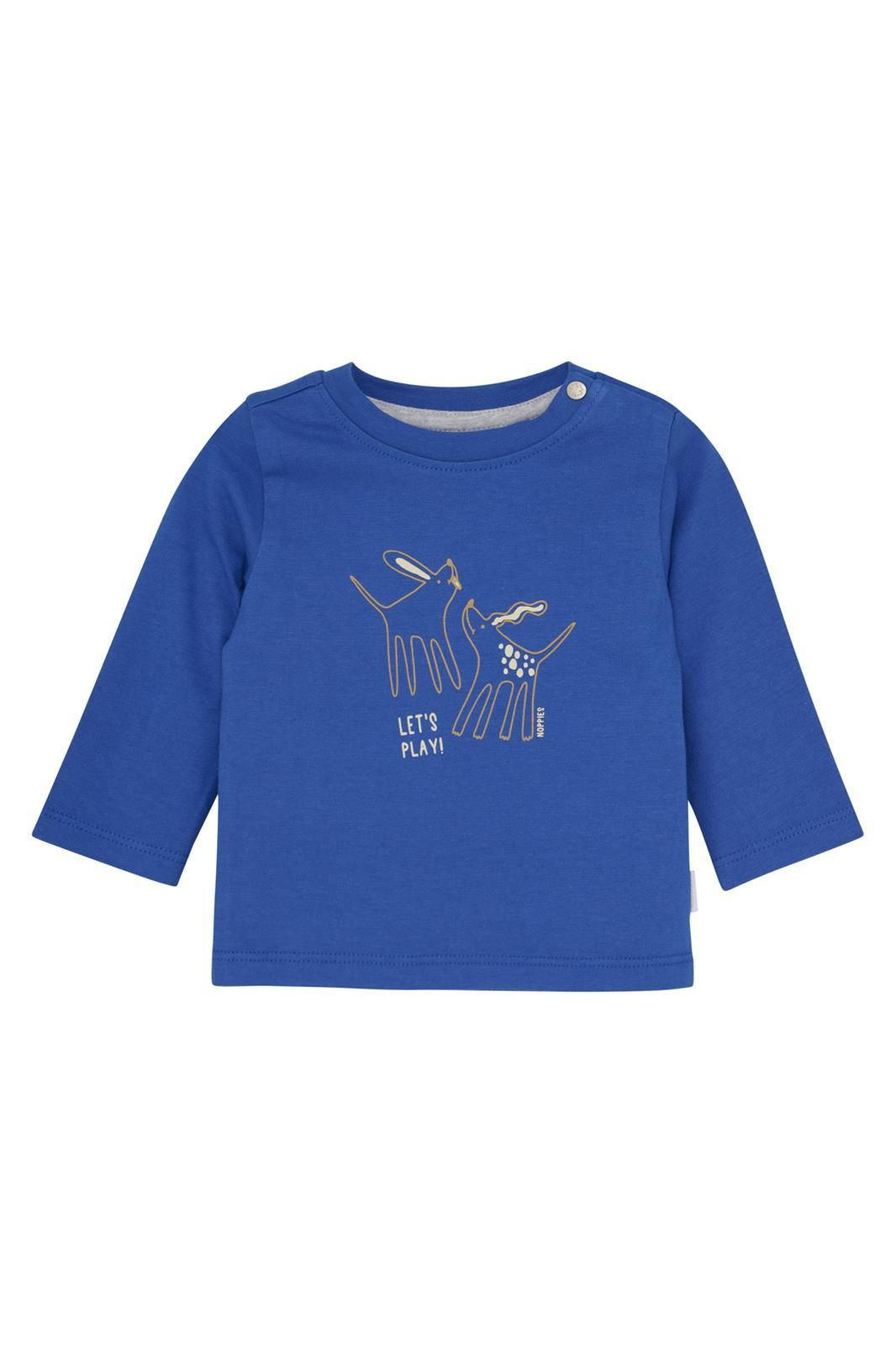 Noppies Baby Longsleeve Shafer - Greek Flag Blue