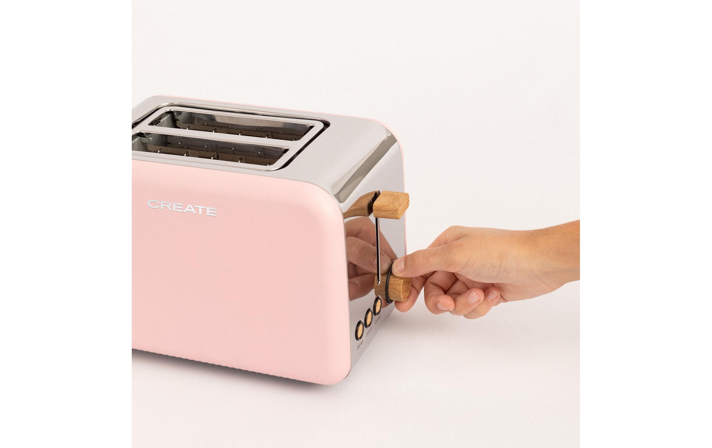 Toaster Retro PastelrosaToaster im Retro-Design