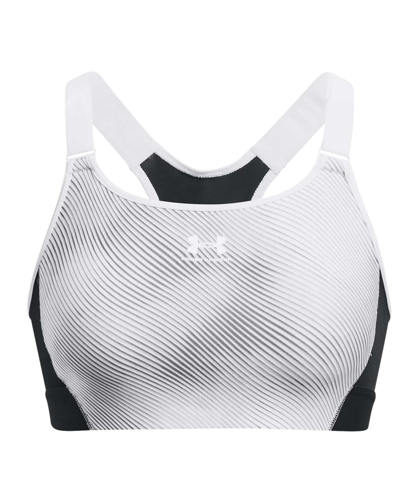 Under Armour High Print Sport-BH Damen Schwarz F001