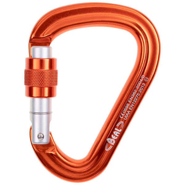Mousqueton escalade BEAL BE SAFE ORANGE
