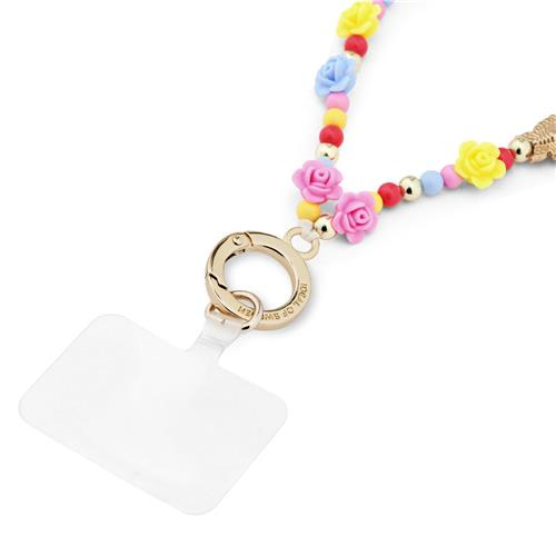 (17.5cm) Universal Handy Kette Phone Charms Schmuck Anhänger Handgelenkschlaufe (IDCW-533) - Wristlet Botanical Butterfly