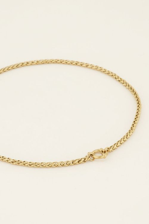 Ketting gedraaid met slotje