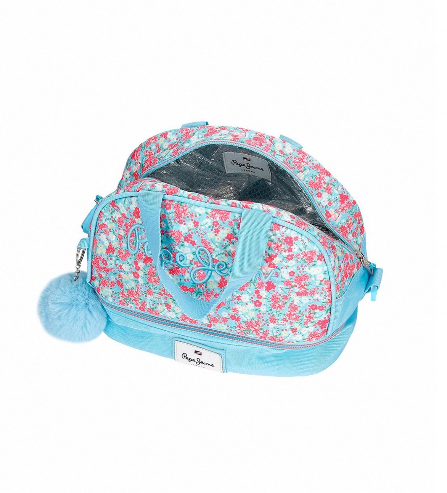 Bolsa de ombro azul Pepe Jeans Aide