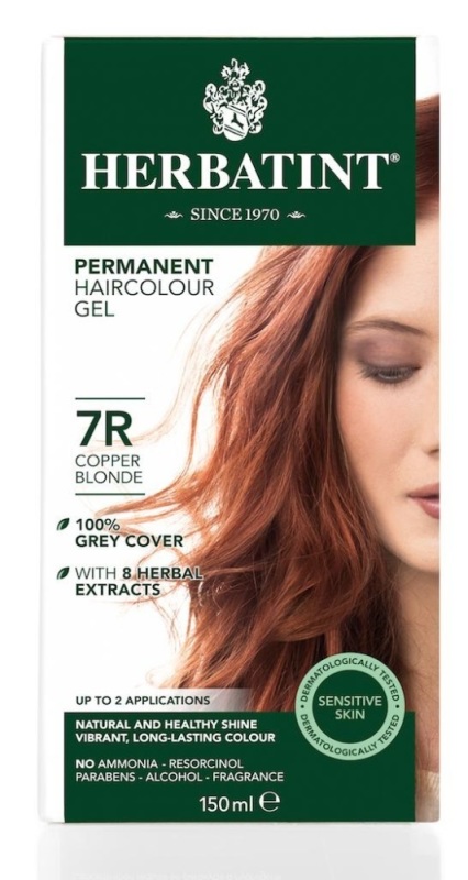 Herbatint Haarverf Gel 7R Koperblond 150 ML
