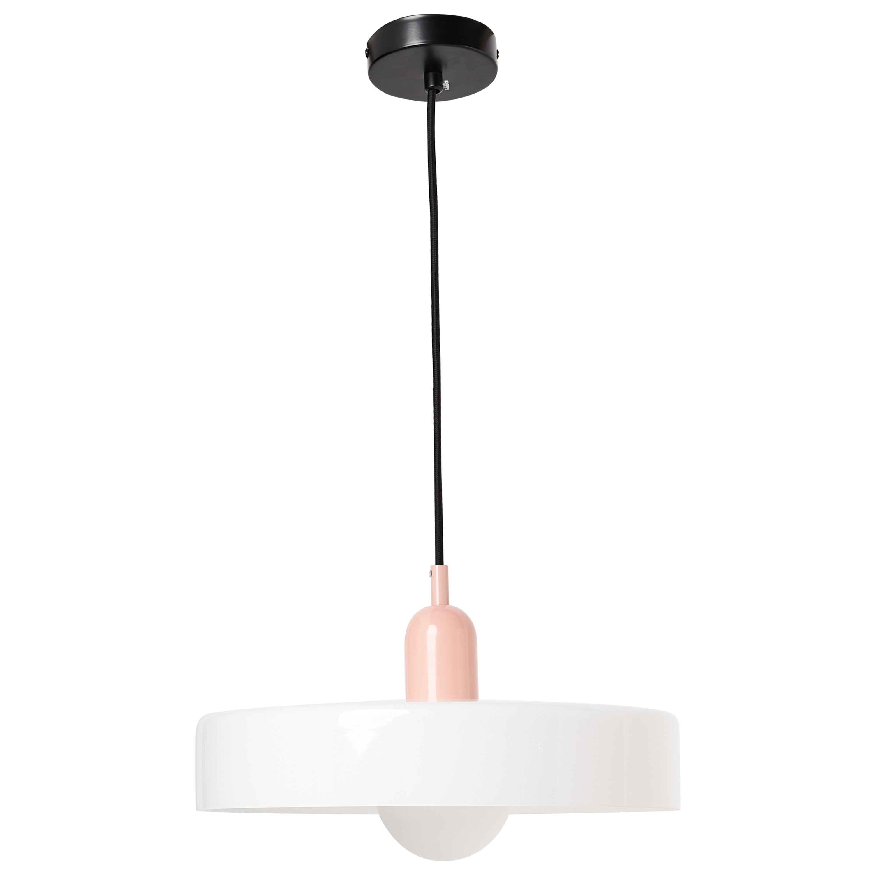 Beliani - PAALA - Hanglamp - Wit - Glas