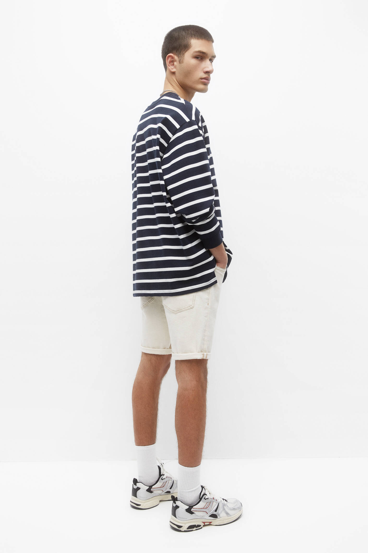 Bermuda jeans slim - Raw