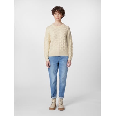 Damenpullover Salinomuster, Creme