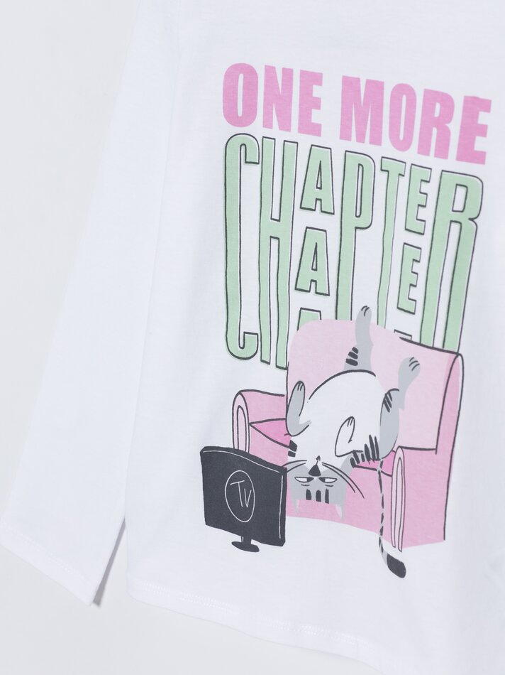 Pijama estampado - Verde Maçã