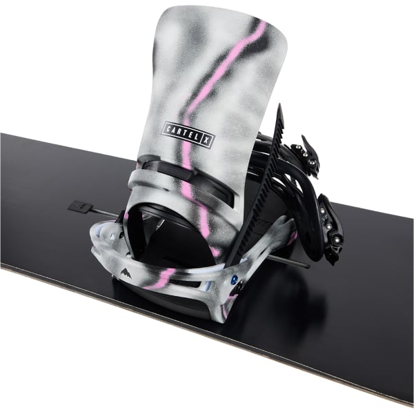 Fixation snowboard BURTON CARTEL X GRAY/PINK