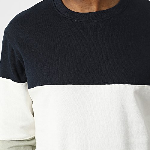 Sweat Crewneck Daily 10046099 Beige Bleu Marine Vert Kaki Clair