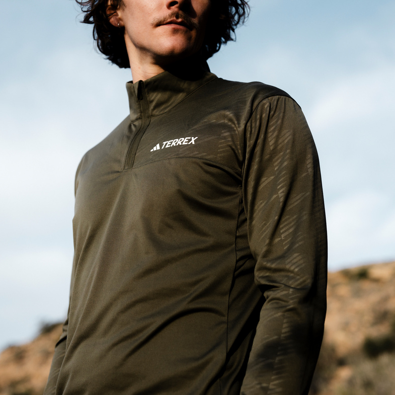 adidas Terrex Herren Multi Half Zip Longsleeve