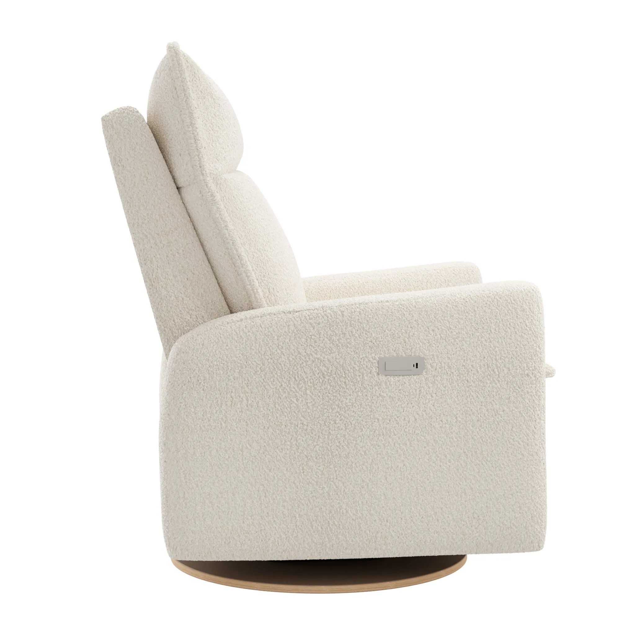 Jaymar BB Fauteuil Berçant et Pivotant Arya - Puppy Pearl avec Mécanisme Électrique