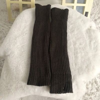 laceyleft - Effen geribbelde beenwarmers