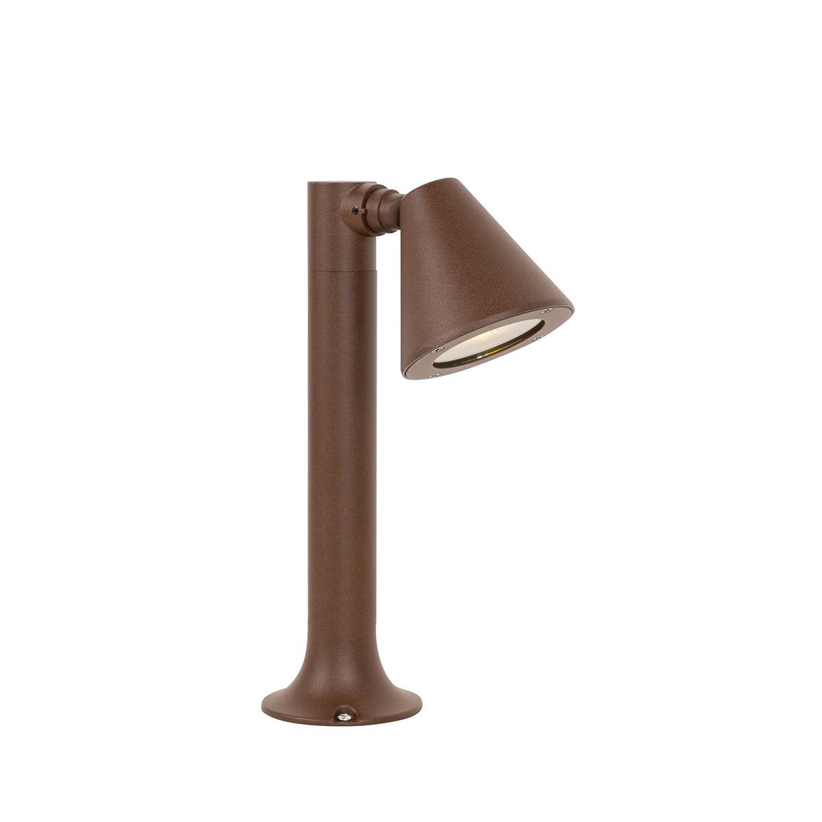 Moderne buitenpaal, roestbruin, 30 cm, IP44, verstelbaar - Ciara