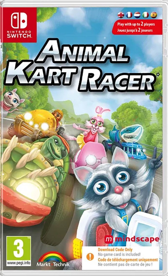 Animal Kart Racer Bundle (Code in a box)- Nintendo Switch