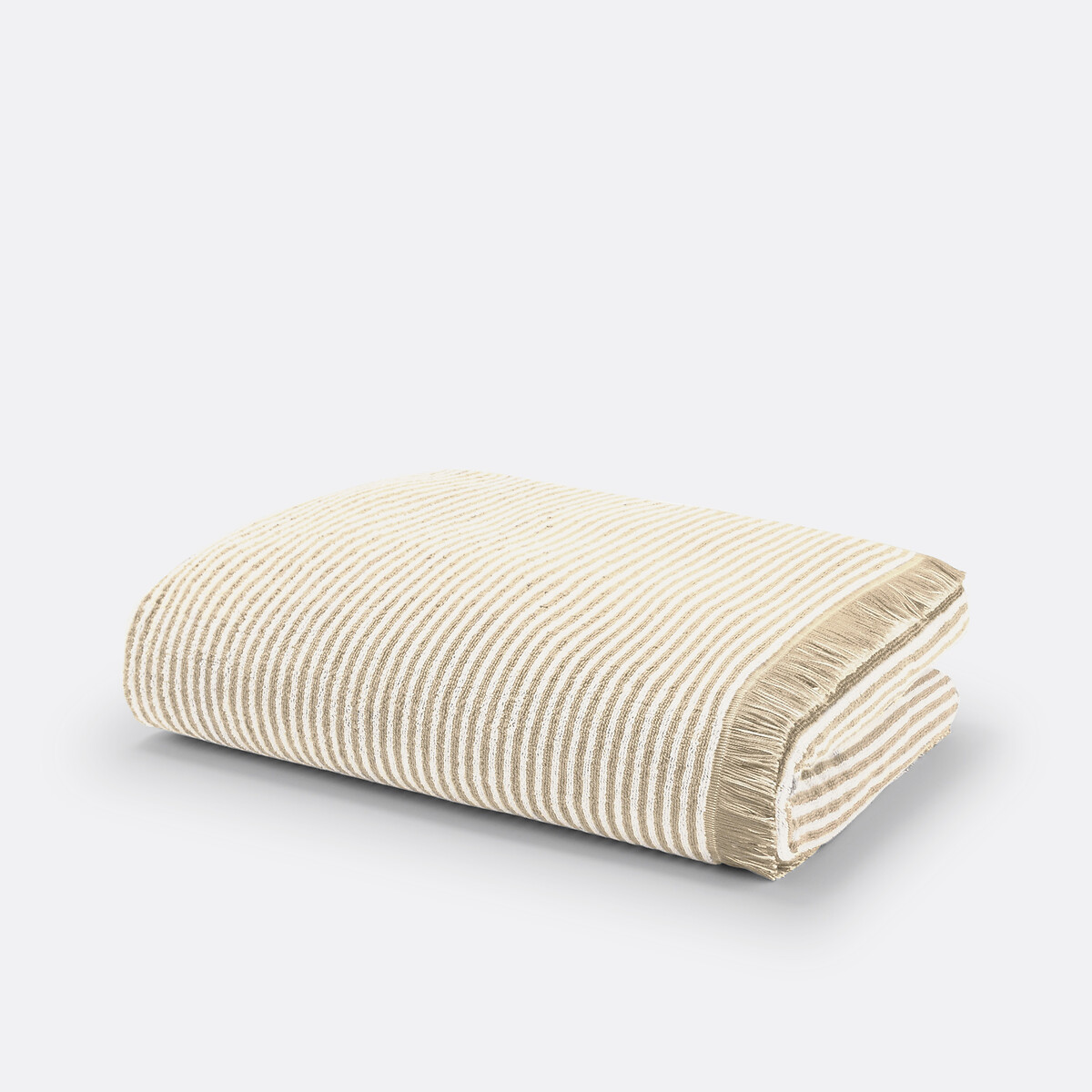 LA REDOUTE INTERIEURS<br>Toalha de banho maxi em tecido atoalhado listrado Malo