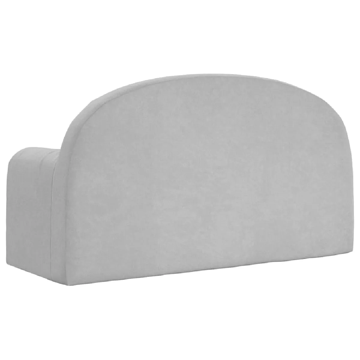 vidaXL Canapé pour enfants 2 places - Gris clair