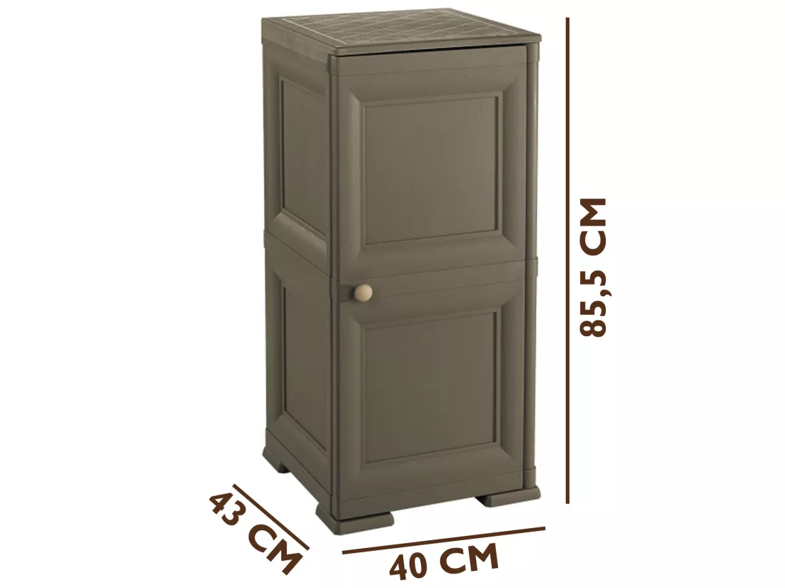 Tontarelli cave 85.5 cm x 40 cm wengé pour 18 bouteilles 40 x 43 x 85,5 cm