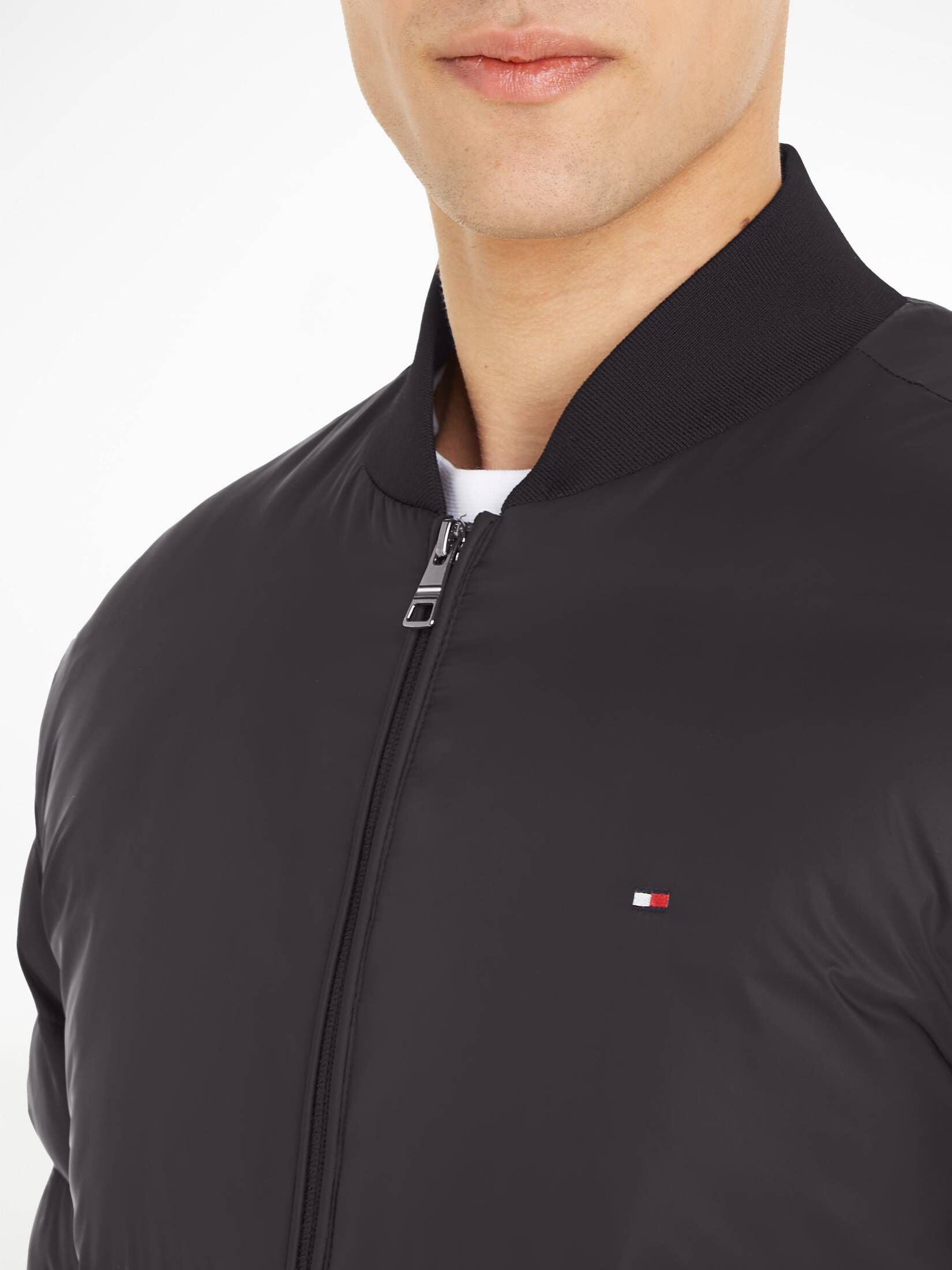 Tommy Hilfiger| Herren Bomberjacke PACKABLE RECYCLED QUILT BOMBER