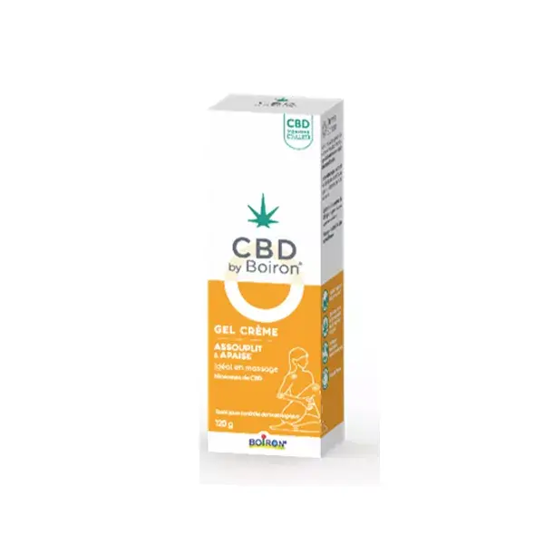 Creme em gel CBD da Boiron, suaviza e acalma, 120g