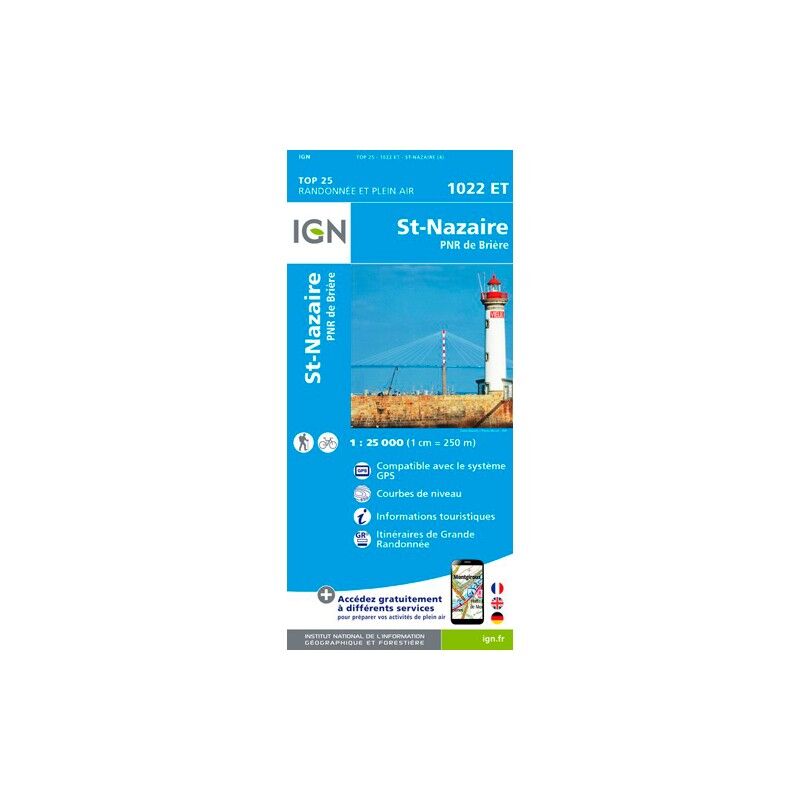 Saint-Nazaire Pnr De Brière - Carte topographique