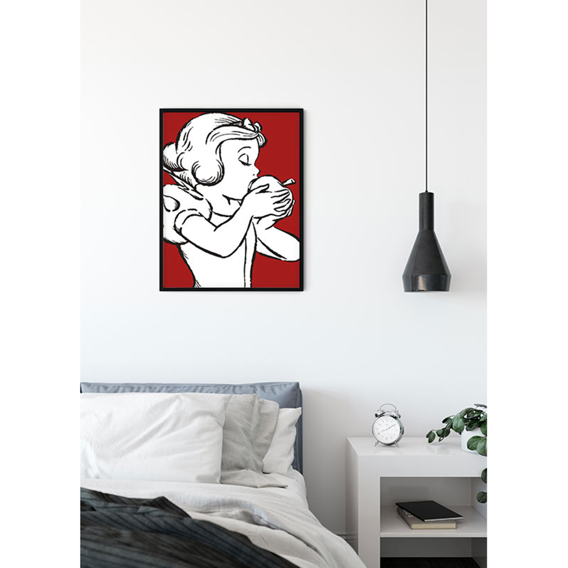 Wandbild SNOW WHITE APPLE BITE-RED - 50x70 cm