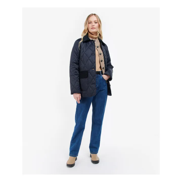 Barbour Veste Matelassée Bragar | Bleu marine