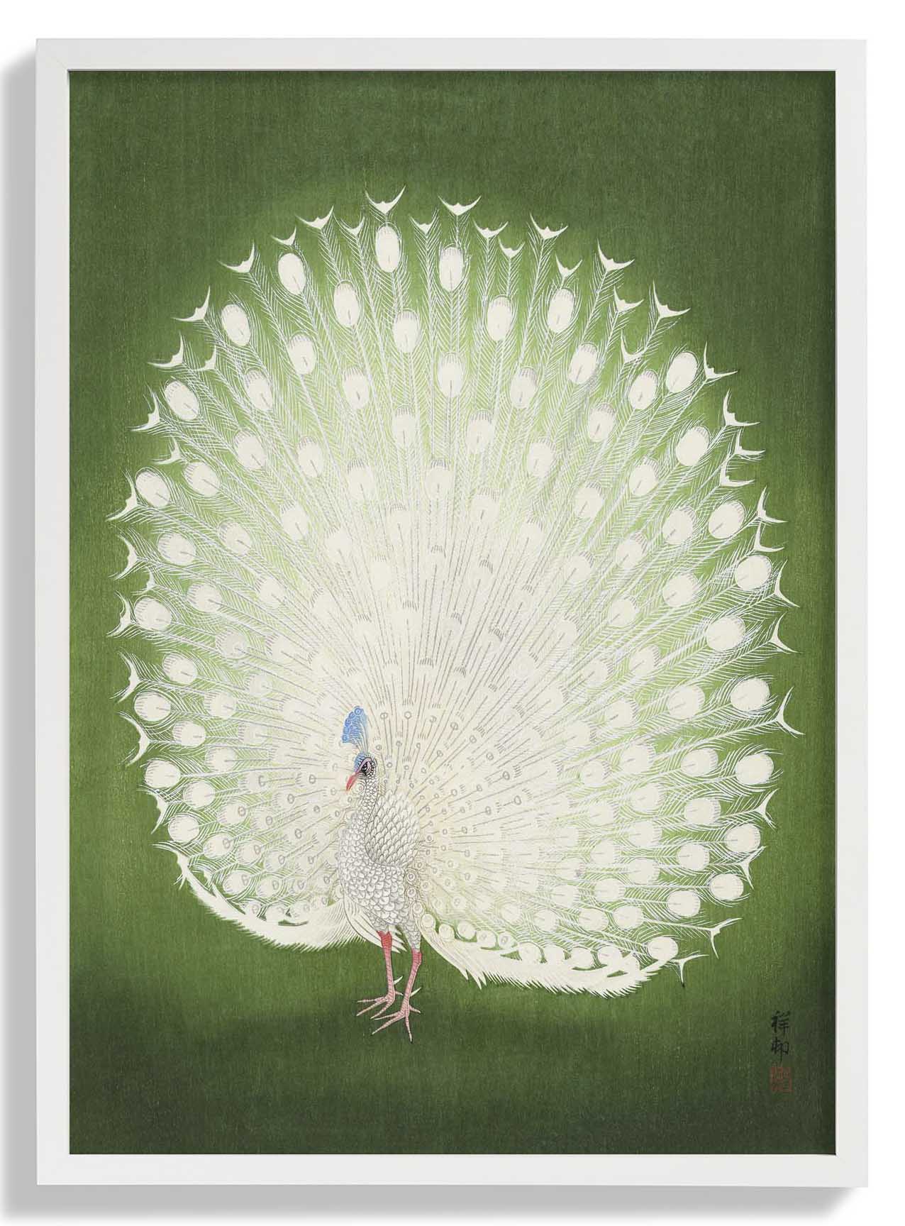 Grüner Pfau von Koson