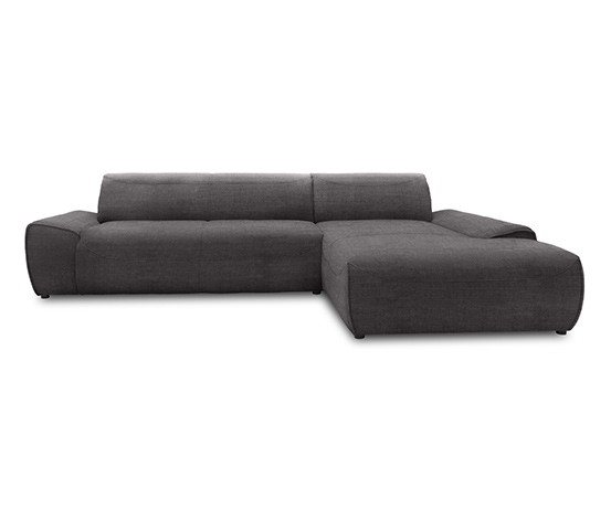 DOMO collection Ecksofa mit Sitztiefenverstellung »Frenzy«, rechts, anthrazit