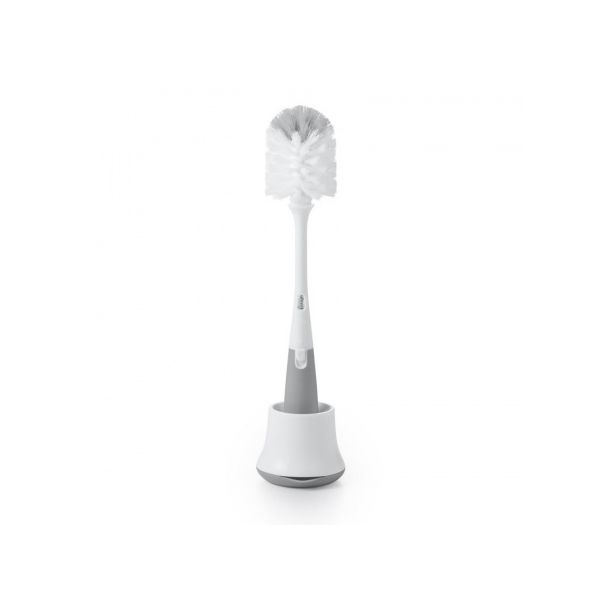 OXO Tot Flessen En Spenenborstel Met Staander Grey
