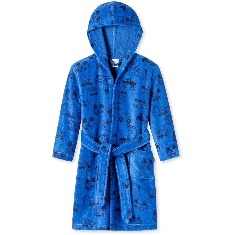 Schiesser Bademantel Autotraum blau