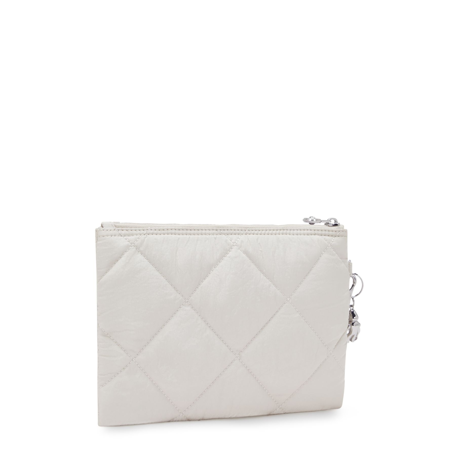 FANCY Grande pochette plate avec dragonne - Airy Beige Quilt
