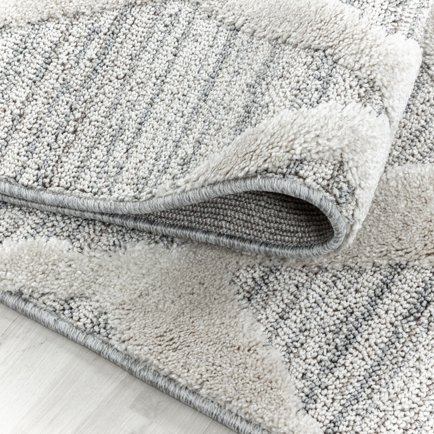 Modern Designer Elegante Teppich, Hoch-Tief Effekt 3D Boho Teppich, Pflegeleicht